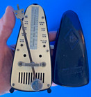 Vtg Wittner Taktell Piccolo Wind Up Bakelite     Black Metronom Germany Works