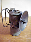 Guy s Dropper Tall Boy Supervisor s  Rare Antique Carbide Miner s Lamp