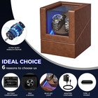 Bewishome Watch Winder For Automatic Watches double Watch Widner With Light
