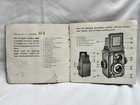 Vintage Yashica-44a Tlr Film Camera     Working Shutter   Focus     Original Manual