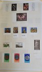 Liechtenstein Stamp Hinged Small Collection On Pages