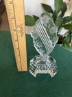 Vtg Czech Floral Perfume Bottle Tall Thoughtful Gift