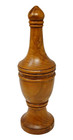 Antique Wood Finial Newel Post Top Statue Home Decor Architectural Salvage 13 5 
