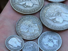 Puerto Rico 1895 1896 1897 Un Peso 5 10 20 40 Set