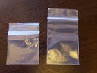 Clear Small Zip Seal Top Lock 2 x 2  2 x 3  Plastic Bags 2mil Jewelry Baggies