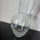 Vintage Atomic Starburst Etched Glass Martini Cocktail Water Pitcher Carafe 11 