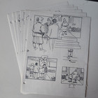 Stephen King It 1990 Pennywise Curry Original Storyboard Production Art Stat  1