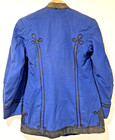 Antique Pre-1920s Military Band Wool Coat Black Soutache Braid Uniform Jacket