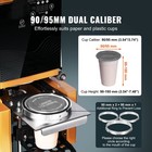 Uimoso Automatic Tea Cup Sealing Machine  500-650 Cups hour  190 Mm  Gold