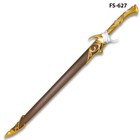 Twinkle Replica Metal Sword With Brown Hardwood Leather Scabbard