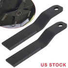 Heavy Duty Ar400 For Wolverine Skidsteer Brush Hog Cutter Replacement Blade Kit