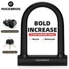Rockbros Bike U Lock Heavy Duty Anti Theft Bike Lock Mounting Bracket With3 Keys