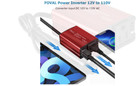 Car Power Inverter 12v Dc - 110v Ac Converter Adapter Plug Dual Usb Charger 150w