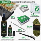 9mm Bore Cleaner   5oz Clp Oil Gun Cleaning Kit With Gun Snake  38  375 9 5mm   