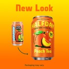 Halfday  Prebiotic Peach Iced Tea  12 Fl Oz Can 12