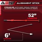 Abn Auto Body Alignment Tool - 52  Length Powder Coated Steel Hustler Stick