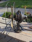     antique Vintage Electric 1920   s Ge 9    Oscillating Fan Brass Nice Original