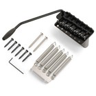New Gotoh Ge101t Traditional Vintage Tremolo For Strat Steel Saddles - Black