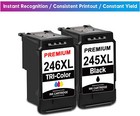 Lot Pg-245 Xl Cl-246 Xl Ink Cartridge For Canon Pixma Mg2920 Ts3122 Mx490