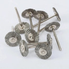 Stainless Steel Wire Brush Set Dremel Tool Rotary Die Grinder Removal Wheel 2019