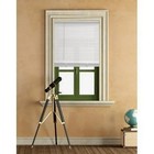 Mainstays 1  Cordless Vinyl Light Filtering Mini Blinds  White  23  W X 42  L