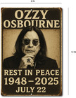 Ozzy Osbourne Tribute 8x12 Aluminum Sign  Rock Legend Rip Memorabilia Wall Art