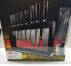 Cuisine  pro Damashiro Emperor Finest Japanese Steel - 9 Piece Hisa Knife Block 