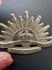 Australian Rising Sun Hat Badge 3rd Pattern 1904-1949 Acmf Wwi Wwii Military