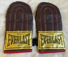 Vtg Everlast 4308 Top Grain Leather Weighted Speed Bag Training Boxing Gloves