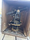 Antique Vintage K e Keuffel   Esser Surveyors Transit Compass New York Wood Case