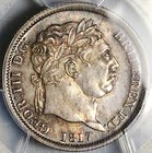 1817 Pcgs Ms 64 George Iii Shilling Great Britain Silver Coin  25040607d 