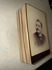 Huge Lot Of 25  1800s Antique Cabinet Cards 4 1 4    X 6 1 2    Photos