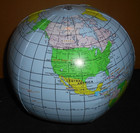 Lot Of 15 12    Inflatable Globe Colorful World Map Earth Educational Geography