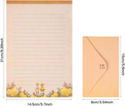 90 Sheets Cute Animal Stationary Paper And Envelopes Set cute Animal Lined