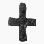 Byzantine Medieval   Early Modern Christian Bronze Cross Relics Courland Latvia