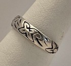 925 Sterling Silver Pretty Design Toe Ring Size 6 Jewelry