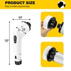 3-in-1 Electric Cleaning Brush Telescopic Bathroom Cleaning Brush Rechargeable