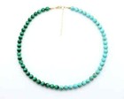 Turquoise Malachite Beaded Necklace  Carrie Bradshaw And Just Like That Sex City