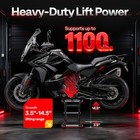 1100 Lbs Motorcycle Lift Scissor Jack Wide Deck Hoist Stand For Atv Dirt Bike