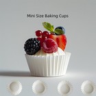 500 Counts Mini Cupcake Liners  White Muffin Baking Cups Liners