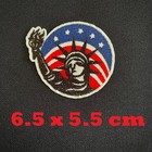 Statue Of Liberty United States Travel Souvenir 100  Embroidered Patch Iron-on