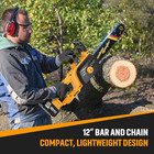 12  Electric Chainsaw Cordless  20v Battery Powered Cordless Chain Saw  Chainsaw