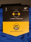 Speedo Men s Swim Trunks     Blue With Orange Accents     Size L     New With Tags