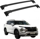 Roof Rack Cross Bars   Side Rail Fits For Mitsubishi Outlander 2022-2026 Black