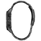 Bulova Men s Chronograph Quartz Calendar Black Stainless Steel Watch 44mm 98b337