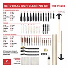 Universal Gun Cleaning Kit By Bear Armz Tactical Works For Calibers  17- 50 Cal 