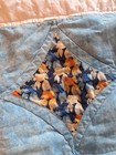 New Handmade Goldfish Baby Quilt 30x30 Cotton Blanket  Cathedral Window Quilt 