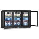 11 Cu ft 3-door Commercial Merchandiser Refrigerator Beverage Cooler In Black