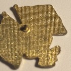 Vintage Gold Tone Loyal Order Of Moose Loom Knight Pin