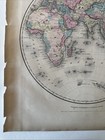 1855 Colton s Atlas Hand Colored Engraving Map Eastern Hemisphere